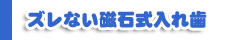 ズレない磁石式入れ歯